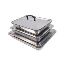 Assiettes de Service - Inox - 3 piÃ¨ces