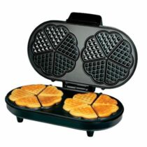 Gaufrier Double Plaque - 1200 W - Noir