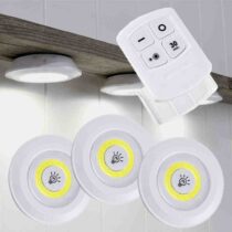 Kit de 3 lampes LED sans fil - avec tÃ©lÃ©commande