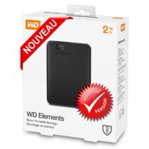 Disque Dur Externe WD Elements 2 To