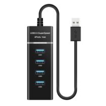 Multiports HUB USB 3.0 Avec 4 Ports - Multiprise USB intelligent - Noir - 13 Mois