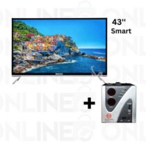 SMART TV LED 43" NAGU + RÃ©gulateur NDE9 600VA