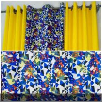 Rideaux Afritude - Ensemble 2 Tissus Lourds + 1 Voilage Afritude