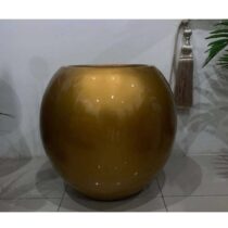 Vase en Boule DorÃ© pour dÃ©coration Florale