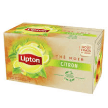Lipton Thé Noir Citron - 25 sachets