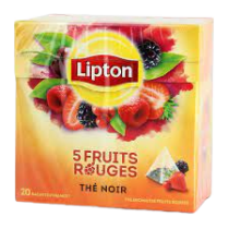 ThÃ© Lipton Noir Fruits Rouges - 25 sachets