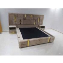 Lit Royal en Cuir - Plate-Forme - 2 Places - Moderne
