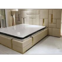 Lit Royal en Cuir - Plate-Forme - 2 Places - Moderne