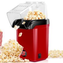 Machine à Pop Corn - 1200W - Rouge Et Noir