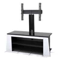 Meuble TV EYFEL 110 - 2061 - Jusqu'Ã  50'' - Verre