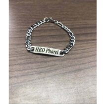 Bracelet PersonnalisÃ© - Gourmette Mixte - Argent