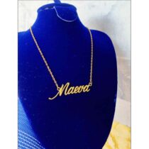 Collier Personnalisé - Pendentif en Acier - Chaine de Liens