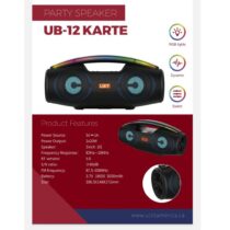 Haut parleur portable Bluetooth - 40 W - 3000mAh - Party speaker - Garantie: 01 mois
