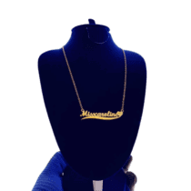 Collier Personnalisé avec Pendentif en Acier