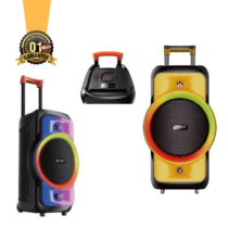 Haut parleur portable Bluetooth TR-55 - 80 W - 3600mAh - Party speaker - Garantie: 01 mois