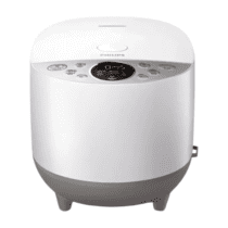 Multi Cuiseur de riz Philips - 860W - 5L - HD4515/55 - Argent/Blanc