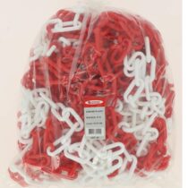 ChaÃ®ne Plastique Rouge/Blanc DiamÃ¨tre 8 mm - 25 m