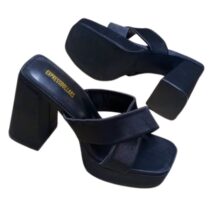 mules Ã  talons carrÃ©s