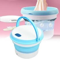 Mini machine Ã  Laver Pliable 7L - Rose