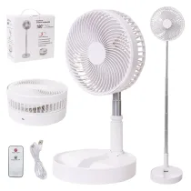 Mini Ventilateur Rechargeable USB - 7200mAh - 04 Vitesses - avec TÃ©lÃ©commande