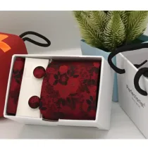 Coffret cravate - pochette - boutons de manchettes