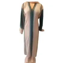 Robe Femme Abaya - longues manches avec hijab