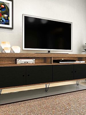 Meuble_Tele_MT-LIBERTY-RUSTIC Meuble TV 60 pouces
